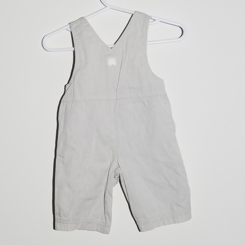 Disney Classic Pooh Bear Striped Overalls Set NB - Picture 5 of 9